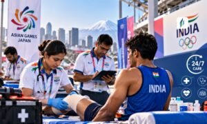 India’s Asian Games Medical Team Handles 24/7 Care Across Japan 